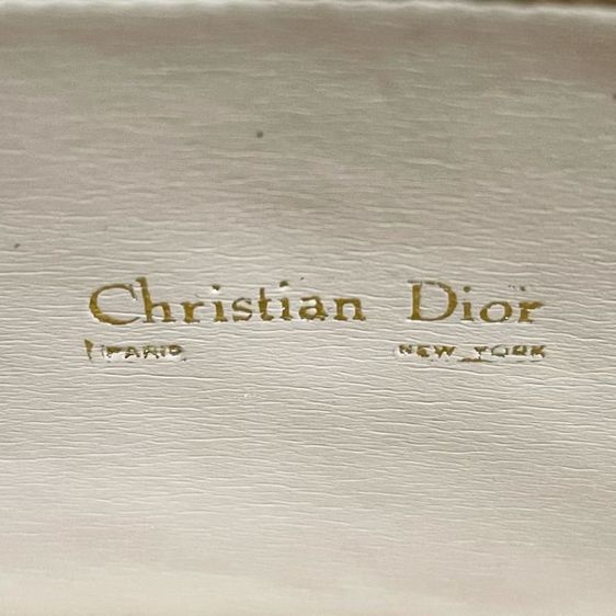Dior Vintage Beige Leather Bag กระเป๋าสีเบจ กระเป๋าสีครีม รูปที่ 6