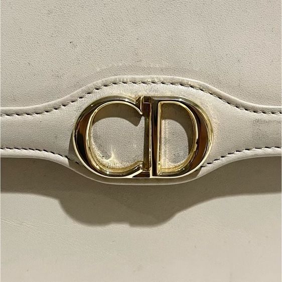 Dior Vintage Beige Leather Bag กระเป๋าสีเบจ กระเป๋าสีครีม รูปที่ 2