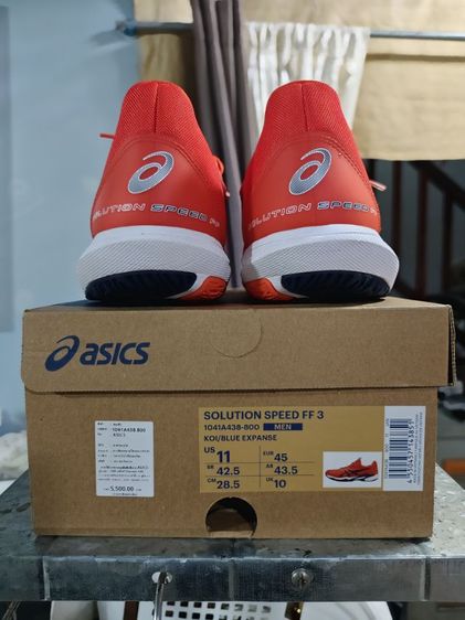 ASICS :  SOLUTION SPEED FF 3 MEN CPS ผู้ชาย รองเท้าเทนนิส แบดมินตัน ของแท้  KOI BLUE EXPANSE รูปที่ 2