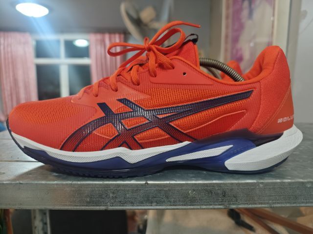 ASICS :  SOLUTION SPEED FF 3 MEN CPS ผู้ชาย รองเท้าเทนนิส แบดมินตัน ของแท้  KOI BLUE EXPANSE รูปที่ 4