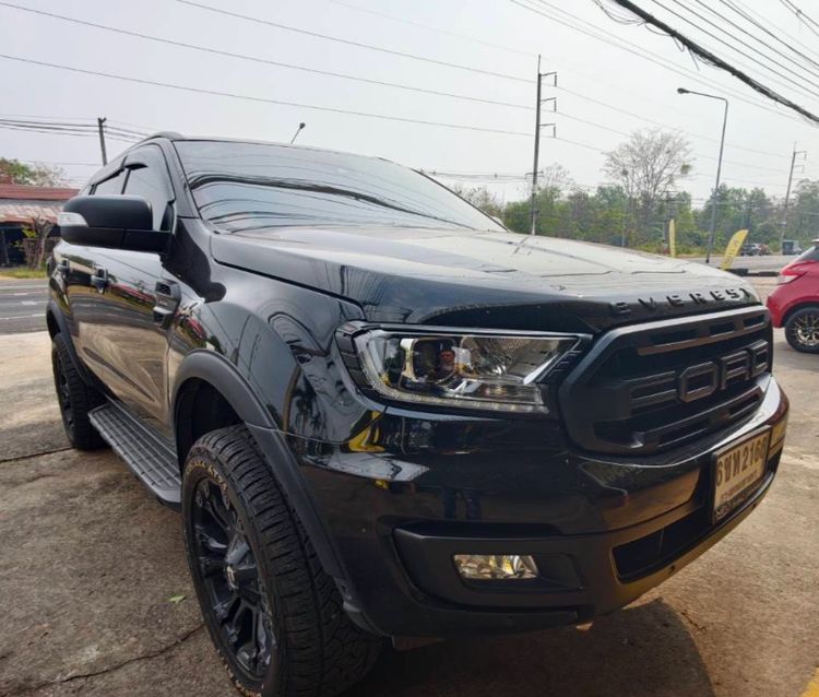 Ford Everest 2020 2.0 Titanium Plus 4WD Utility-car ดีเซล เกียร์อัตโนมัติ ดำ รูปที่ 2
