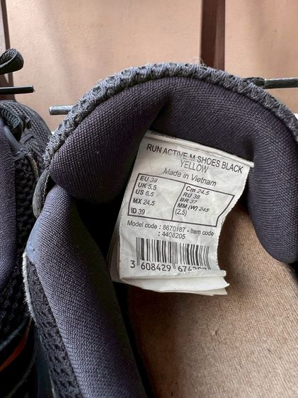 รองเท้าวิ่ง Kalenji รุ่น Run Active (สีดำ-ส้ม) รูปที่ 8