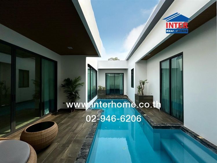บ้านเดี่ยว 1 ชั้น 108 ตร.ว. หมู่บ้านซินเนอร์จี้ แกรนด์ ถนนพัทยา-มาบตาพุด ถนนทุ่งกลม-ตาลหมัน บางละมุง ชลบุรี