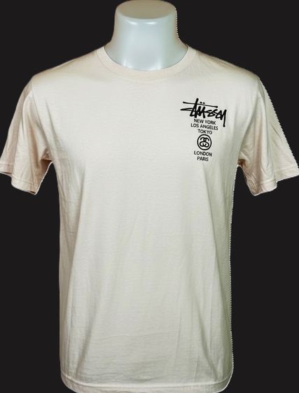 Stussy Classic Gear Surfman Tee Pigment Dyed Natural Rare Item รูปที่ 2