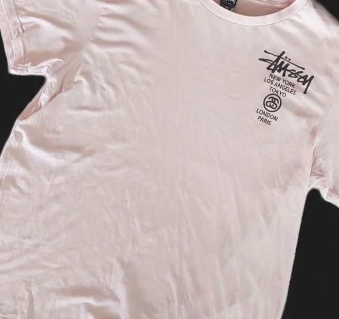Stussy Classic Gear Surfman Tee Pigment Dyed Natural Rare Item รูปที่ 6
