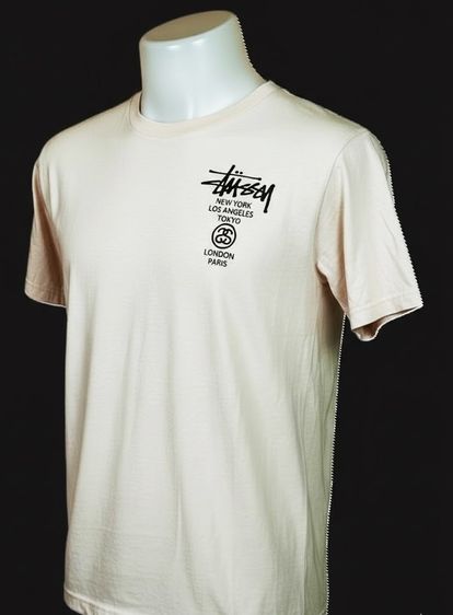 Stussy Classic Gear Surfman Tee Pigment Dyed Natural Rare Item รูปที่ 8