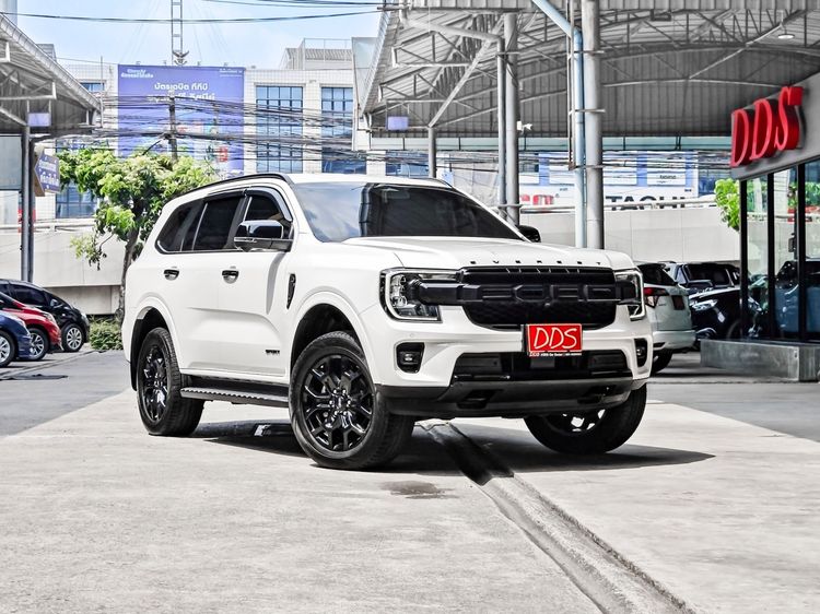 Ford Everest 2024 2.0 Turbo Sport Utility-car ดีเซล เกียร์อัตโนมัติ ขาว รูปที่ 4