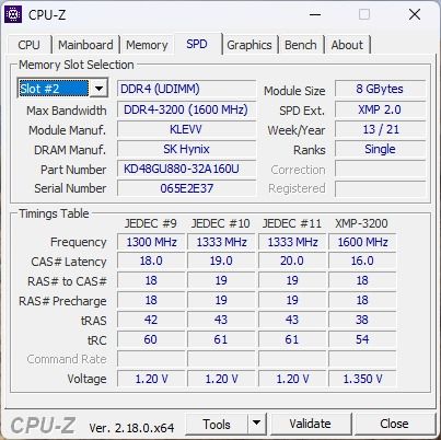 Ram ยี่ห้อ KLEVV ความจำ16GB รูปที่ 3