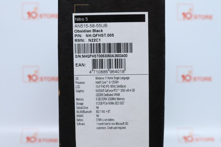 ACER NITRO 5  Core i5-12500H.RTX3050 RAM16.512GB - ID26020344 รูปที่ 15