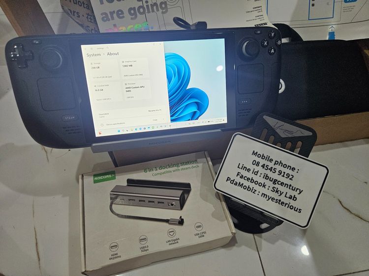 แลก-ขาย Steam Deck Ram16g SSD 256g สภาพดี ยกกล่อง ลง Windows11 แล้ว เลือกเกมลงได้ ผ่าน Shopee ได้ รูปที่ 3