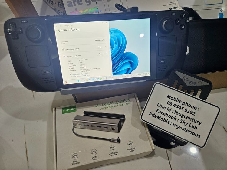แลก-ขาย Steam Deck Ram16g SSD 256g สภาพดี ยกกล่อง ลง Windows11 แล้ว เลือกเกมลงได้ ผ่าน Shopee ได้ รูปที่ 2