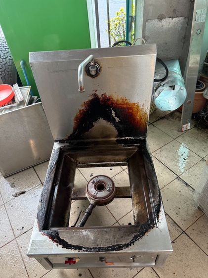 ตู้สแตนเลสวางของ เตา1หัวพร้อมก๊อกสแตนเลส รูปที่ 5