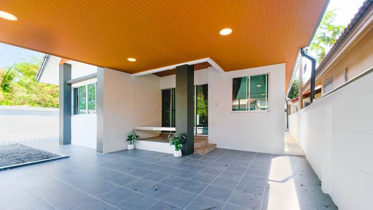 มีบางส่วน ขายบ้านเดี่ยวชั้นเดียว หมู่บ้านเพ็ญศิริเพลส 4 สุวินทวงศ์ 45 เนื้อที่ 37.8 ตรว. 3 ห้องนอน 2 ห้องน้ำ ทำเลหนองจอก รูปที่ 3