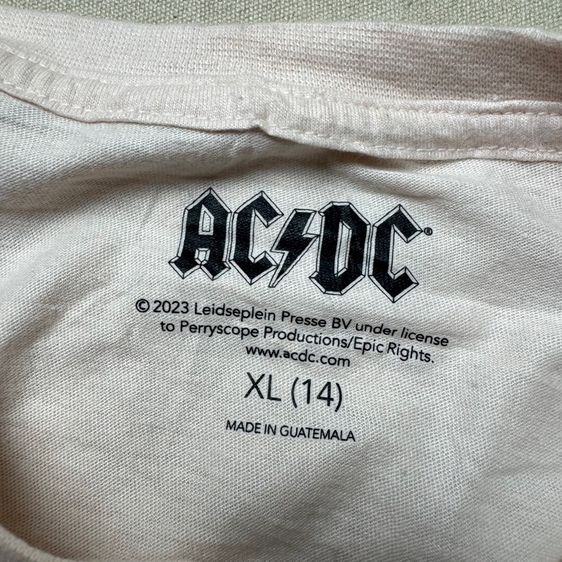 เสื้อยืด ACDC Size XL Women  รูปที่ 6