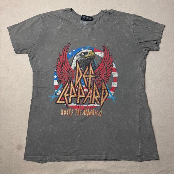 เสื้อยืด Def Leppard Size XS Women