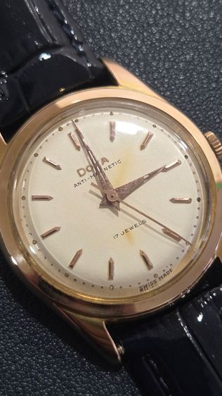 Doxa vintage swiss rose gold