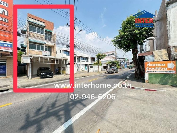 อาคารพาณิชย์ 3 ชั้น 34 ตร.ว. อาคารพาณิชย์ ตรงข้ามหมู่บ้านสิรินพาร์ค ซอยบางแวก ถนนกาญจนาภิเษก ถนนพุทธมณฑลสาย1 เขตบางแค กรุงเทพมหานคร