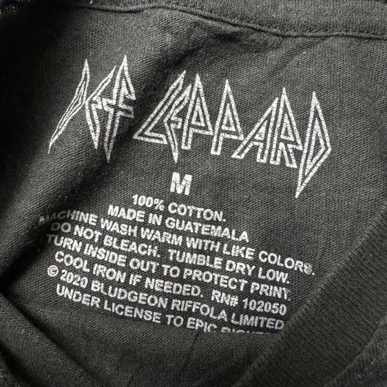 เสื้อยืด Def Leppard Size M Women รูปที่ 4