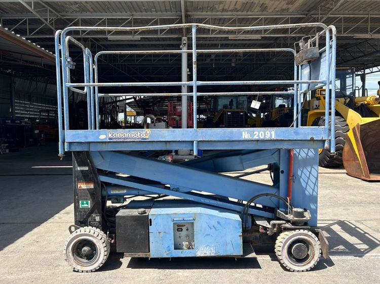 รถกระเช้ากรรไกรเสาเดี่ยวไฟฟ้า S-MAC  รุ่น KKH60-2  ความสูง 5.95 เมตร  เก่านอกนำเข้า   รูปที่ 2