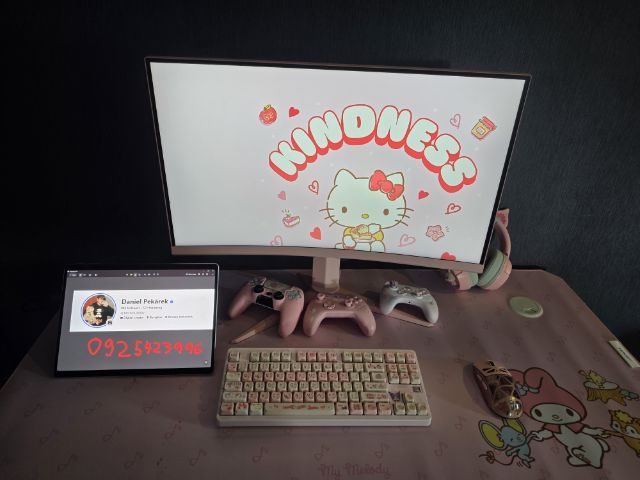 ​AOC CQ27G2X 27 inch 2K 180Hz Pink (จอคอมสีชมพู Exclusive) Monitor รูปที่ 3