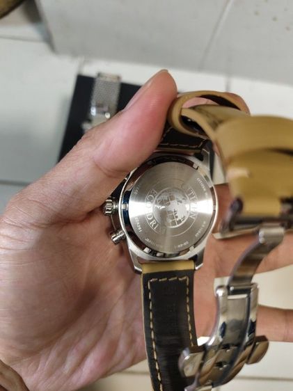 citizen eco drive สภาพดีมาก ใช้งานได้ปกติ ใช้พลังงานแสงอาทิตย์ อุปกรณ์ใบเสร็จครบ รูปที่ 3