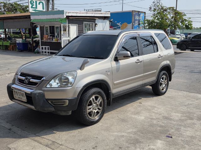 Honda CR-V 2002 2.0 E Utility-car เบนซิน LPG เกียร์อัตโนมัติ บรอนซ์ทอง รูปที่ 3