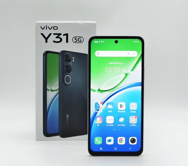 Vivo Y31 128GB Marble White 5G แกะกล่อง ประกัน 1 ปี รูปที่ 3