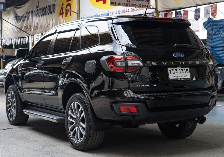 Ford Everest 2021 2.0 Turbo Titanium+ Utility-car ดีเซล ไม่ติดแก๊ส เกียร์อัตโนมัติ ดำ รูปที่ 3