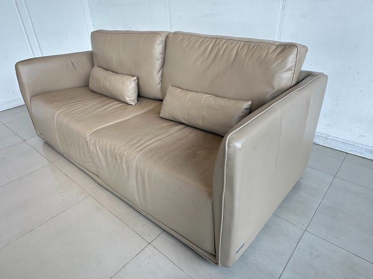 โซฟา 2 ที่นั่ง แบรนด์ AUTHENTIC EST 2013 เบาะหนังแท้ผิวสัมผัส รูปที่ 4