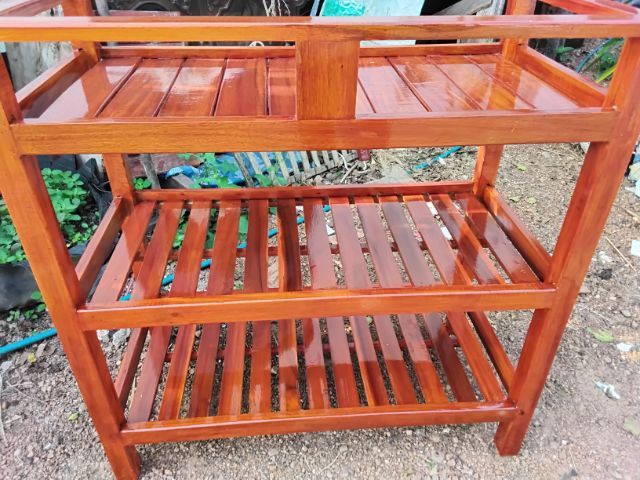 ชั้นวางของไม้แท้