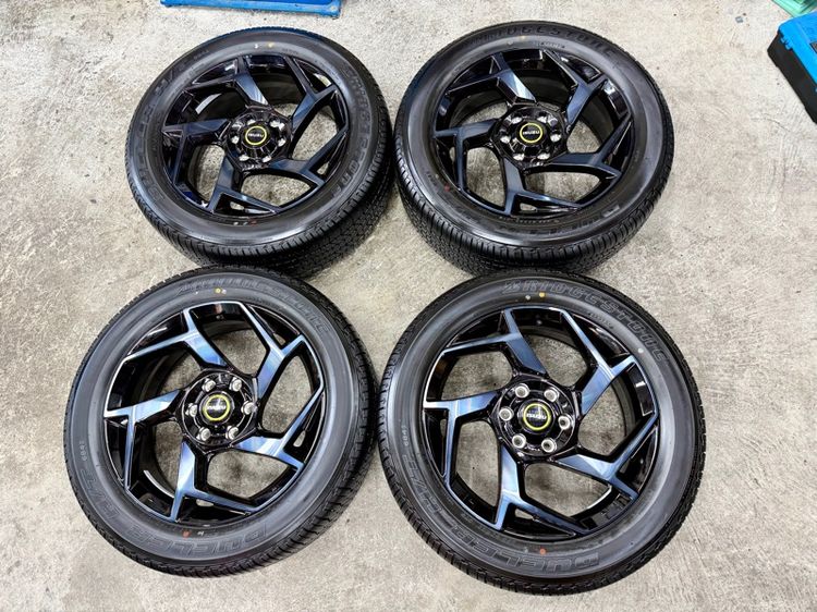ล้อแม็ก ISUZU MU-X RS ขอบ 20” ถอดป้ายแดง ยาง BRIDGESTONE 265-50R20 ปลายปี 25 ตุ่มหน้ายางยังอยู่ครบ รูปที่ 4