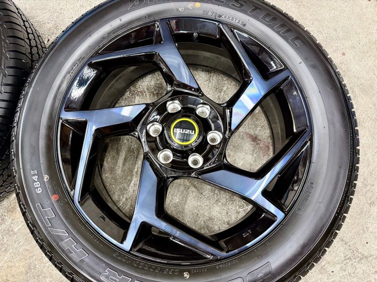 ล้อแม็ก ISUZU MU-X RS ขอบ 20” ถอดป้ายแดง ยาง BRIDGESTONE 265-50R20 ปลายปี 25 ตุ่มหน้ายางยังอยู่ครบ รูปที่ 6