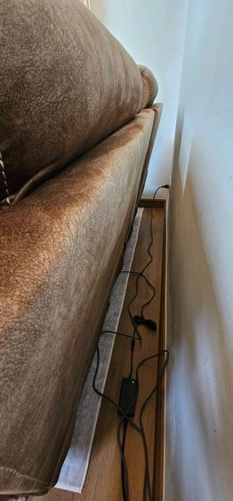 SOFA โซฟาปรับเอนนอนด้วยระบบไฟฟ้า (ราคาพิเศษ) นุ่มนั่งสบาย แบบผ้า 2 ที่นั่ง สีน้ำตาล รูปที่ 10