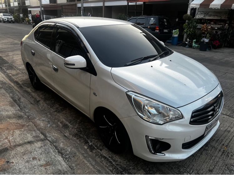 Mitsubishi Attrage 2015 1.2 GLS LTD Sedan เบนซิน ไม่ติดแก๊ส เกียร์อัตโนมัติ ขาว รูปที่ 3