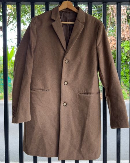 HM Long Coat สี Brown