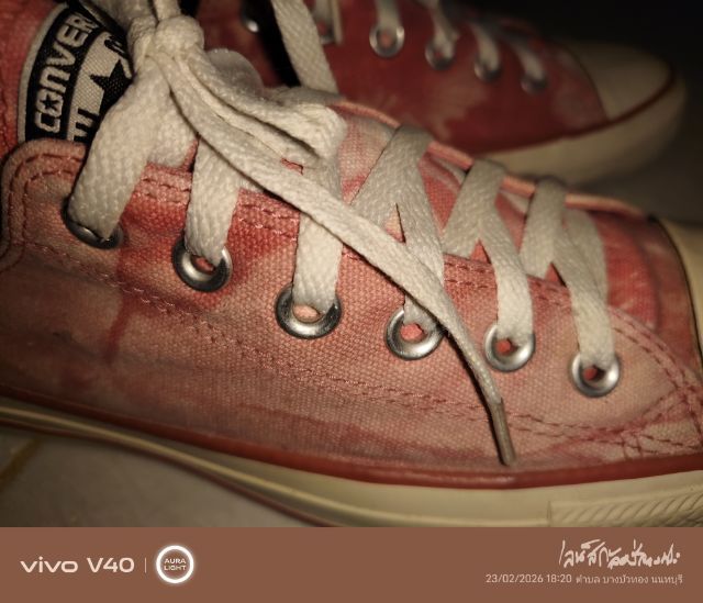 converse siz40 ผ้าใบแท้มือสองสภาพสวย รูปที่ 5