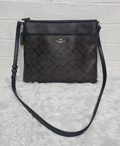 หญิง น้ำตาล หนังแท้ กระเป๋าcoach