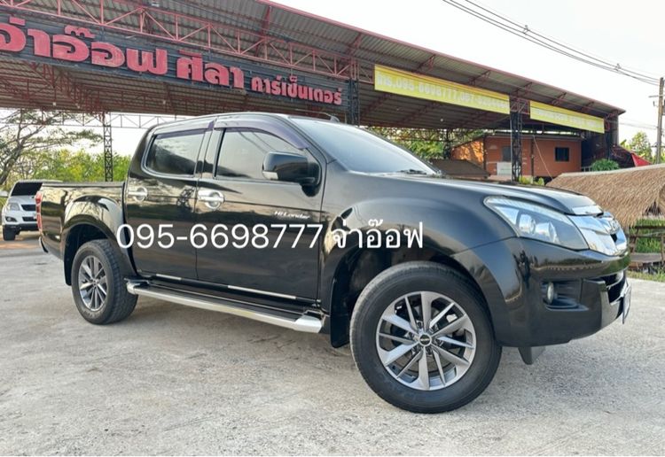 Isuzu D-MAX 2012 2.5 Hi-Lander Z Prestige Ddi VGS Turbo Pickup ดีเซล ไม่ติดแก๊ส เกียร์ธรรมดา ดำ รูปที่ 2