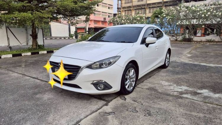 Mazda Mazda3 2014 2.0 E Sedan เบนซิน ไม่ติดแก๊ส เกียร์อัตโนมัติ ขาว รูปที่ 2