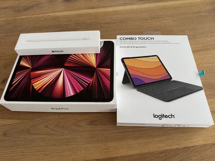 Apple iPad Pro 11 M1 128GB + Apple Pencil 2 + คีย์บอร์ด สภาพเหมือนใหม่