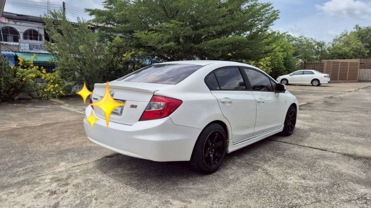 Honda Civic 2012 1.8 E i-VTEC Sedan เบนซิน ไม่ติดแก๊ส เกียร์อัตโนมัติ ขาว รูปที่ 3