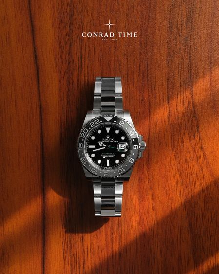 New Rolex GMT-Master II 126710GRNR Bruce Wayne' Black Dial Oyster Steel 2026 40mm.  รูปที่ 3