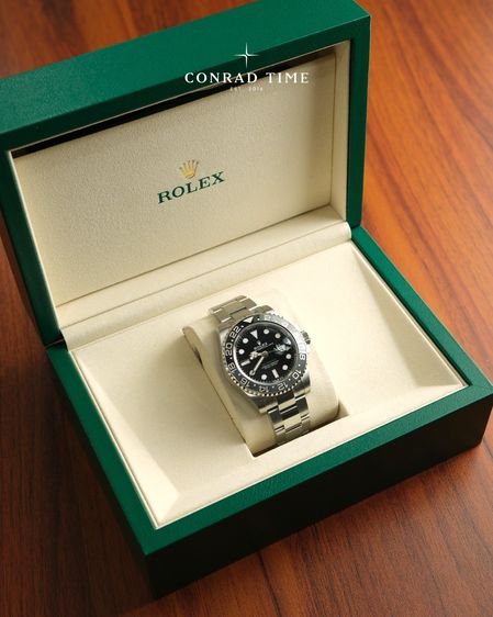 New Rolex GMT-Master II 126710GRNR Bruce Wayne' Black Dial Oyster Steel 2026 40mm.  รูปที่ 2