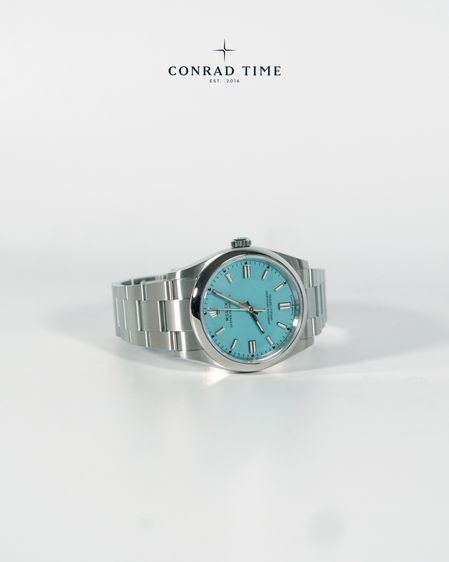 New Rolex Oyster Perpetual 126000 Turquoise Blue Dial Oyster Steel 2026 36mm. Fullset  รูปที่ 6