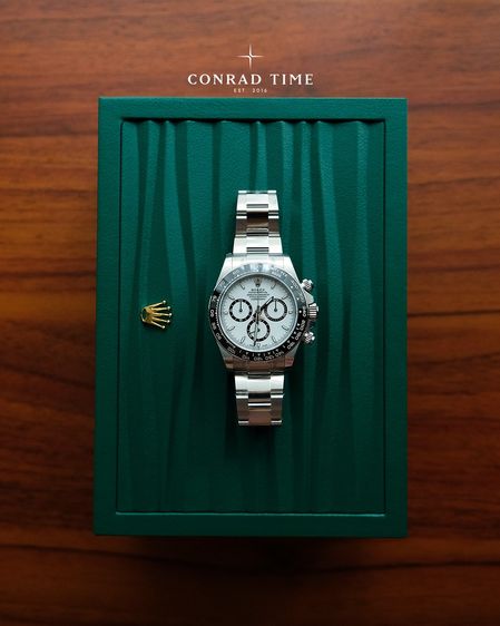 New Rolex Daytona 126500LN White Panda Dial Oyster Steel 2026 40mm. Fullset 100 รูปที่ 3