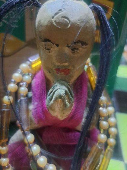 กุมารองค์นี้ เรียกเงินทองมหาโชคลาภความศรัทธา ด้านหลังน้องมีให้โชค นะคะ รูปที่ 6