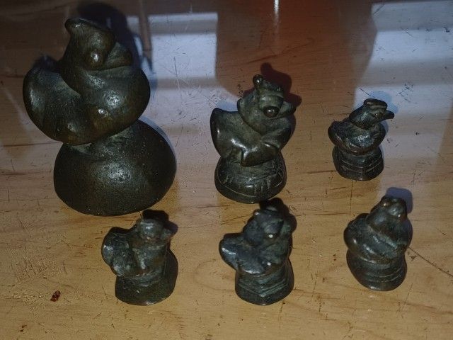 ลูกเป้งโบราณเนื้อสำริด 6อัน รูปที่ 2