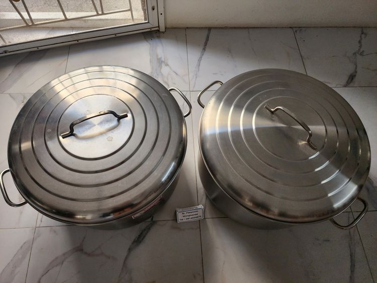 หม้อม้าลายสเตนเลสฟู้ดเกรด SUS 304 ขนาด 50cm. รูปที่ 4