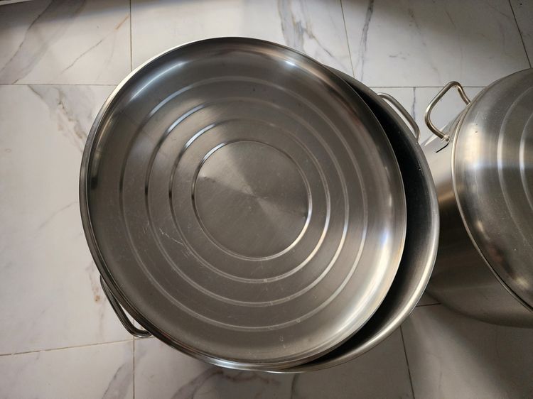 หม้อม้าลายสเตนเลสฟู้ดเกรด SUS 304 ขนาด 50cm. รูปที่ 5