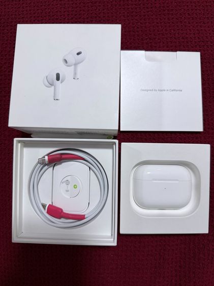 ขายหูฟัง Apple Airpods Pro รุ่น 2 (Lightning) สภาพดีมาก อุปกรณ์ครบ